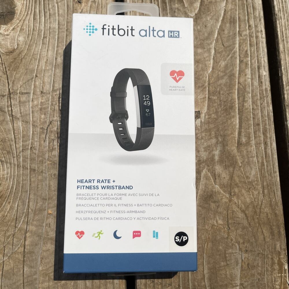 New Fitbit Alta HR Heart Rate Black BAND